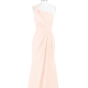 Azazie Carissa Pearl Pink Dress Homecoming Formal